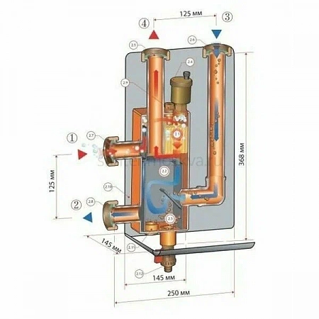 Гидравлическая стрелка Zeissler NHK0106 11/2"