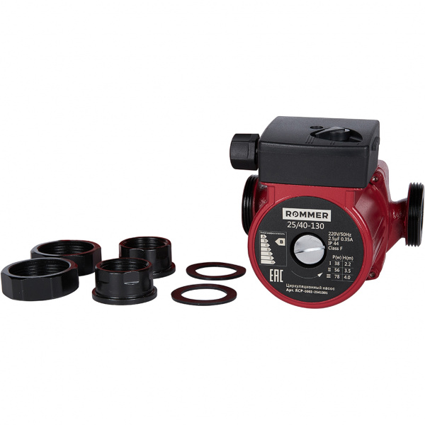 Циркуляционный насос Rommer 25/40-130 RCP-0002-2541301 Циркуляционный насос Rommer 25/40-130 RCP-0002-2541301
