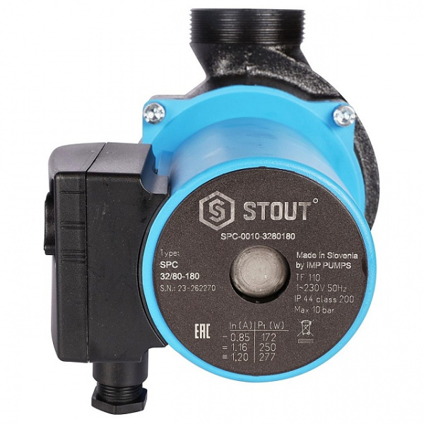 Насос циркуляционный STOUT 32/80-180 SPC-0010-3280180 Насос циркуляционный STOUT 32/80-180 SPC-0010-3280180