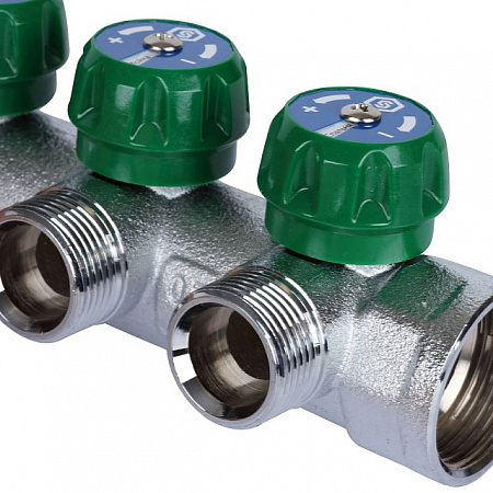 Коллектор регулирующий STOUT 1 , 4 отвода 3/4 ЕК SMB-6850-013404