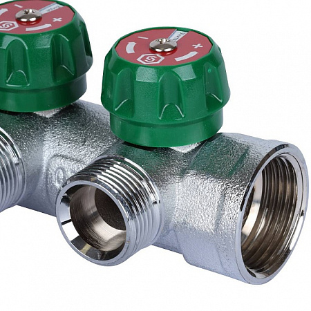 Коллектор регулирующий STOUT 1 , 3 отвода 3/4 ЕК SMB-6850-013403
