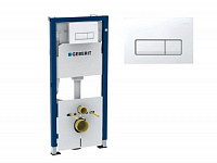 Инсталляция для подвесного унитаза клавиша белая Geberit Duofix 458.128.11.1 Инсталляция для подвесного унитаза клавиша белая Geberit Duofix 458.128.11.1