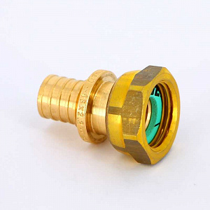 Переходник с накидной гайкой 20x3/4" REHAU RAUTITAN бронза 14563381001