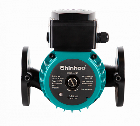 Циркуляционный насос, фланцевый, Shinhoo BASIC PRO 50-12SF-71242011