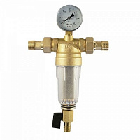Фильтр с манометром для холодной воды TIM 100 мкм Фильтр с манометром для холодной воды TIM 100 мкм