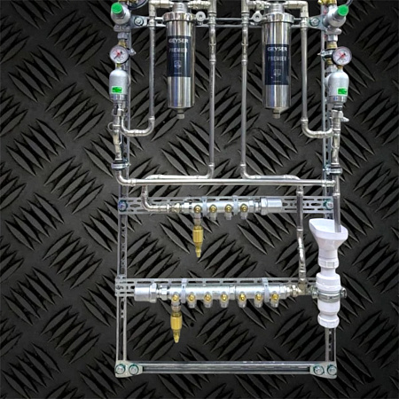 Готовый сантехнический узел WasserTech HeatMix