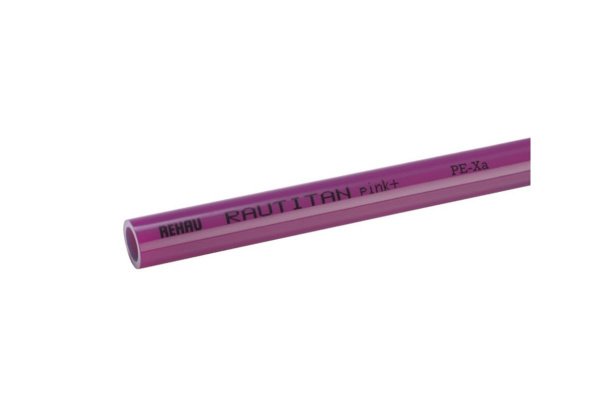 Труба REHAU Rautitan Pink 20x2.8 мм из сшитого полиэтилена 13360521120 Труба REHAU Rautitan Pink 20x2.8 мм из сшитого полиэтилена 13360521120