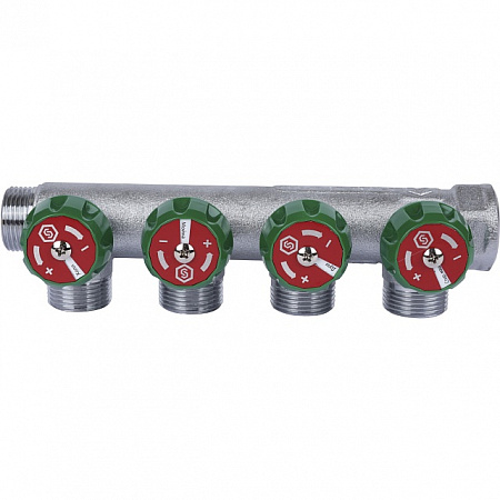 Коллектор регулирующий STOUT 3/4, 4 отвода 3/4 ЕК SMB-6850-343404