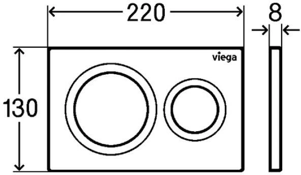 Инсталляция для унитаза Viega Prevista 792855 Инсталляция для унитаза Viega Prevista 792855