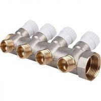 Коллектор распределительный STOUT 1 , 4 отвода 1/2 SMB 6851 011204