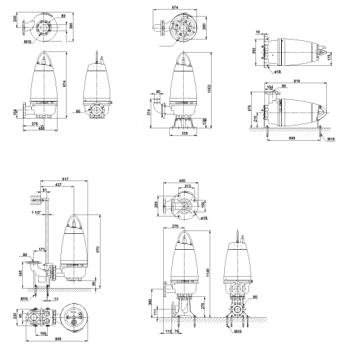 Канализационный насос Grundfos SEV.80.80.75.2.51D 96047861 Канализационный насос Grundfos SEV.80.80.75.2.51D 96047861