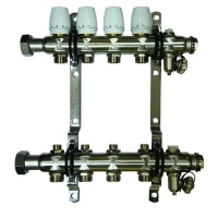 Коллекторная группа 1" для отопления Millennium 4 выхода KGR1004 Коллекторная группа 1" для отопления Millennium 4 выхода KGR1004