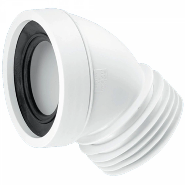 Фановая труба McAlpine (L160мм) под углом 45° MRWC16