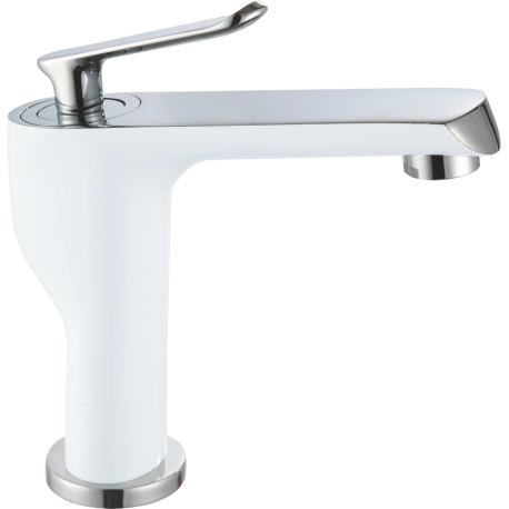 Смеситель для умывальника (раковины) белый GANZER VILDA GZ 20011F