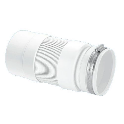 Гофра для унитаза с металлическим хомутом (L230-330мм) McAlpine MRWC-F23PJ