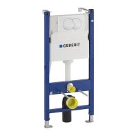 Инсталляция для подвесного унитаза с белой кнопкой GEBERIT Duofix 111.154.11.1 Инсталляция для подвесного унитаза с белой кнопкой GEBERIT Duofix 111.154.11.1