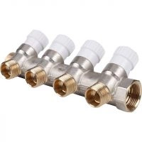 Коллектор распределительный STOUT 3/4 , 4 отвода 1/2 SMB 6851 341204