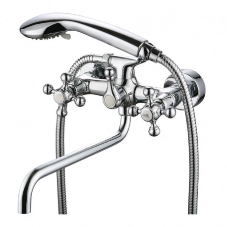 Смеситель двухвентильный для ванны длинный нос GANZER KONSTANTIN GZ 09041