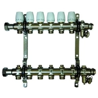 Коллекторная группа 1" для отопления Millennium 6 выхода KGR1006 Коллекторная группа 1" для отопления Millennium 6 выхода KGR1006