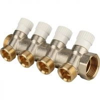 Коллектор распределительный STOUT 1, 4 отвода 3/4 ЕК SMB 6851 013404