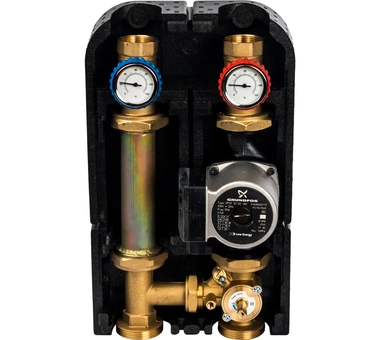 Насосная группа с 3-х ходовым приводным смесителем 1 1/4" с насосом Grundfos UPSO 32-65 DN 32 STOUT SDG-0007-003202 Насосная группа с 3-х ходовым приводным смесителем 1 1/4" с насосом Grundfos UPSO 32-65 DN 32 STOUT SDG-0007-003202
