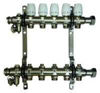Коллекторная группа 1" для отопления Millennium 5 выхода KGR1005 Коллекторная группа 1" для отопления Millennium 5 выхода KGR1005