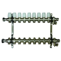 Коллекторная группа 1" для отопления Millennium 9 выхода KGR1009 Коллекторная группа 1" для отопления Millennium 9 выхода KGR1009