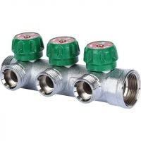 Коллектор регулирующий STOUT 1 , 3 отвода 3/4 ЕК SMB-6850-013403