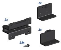 Комплект стальных петель для профиля WALLBOX