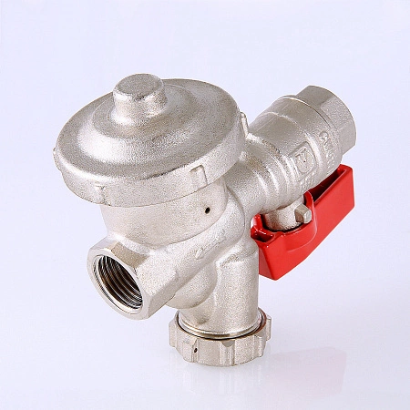 Кран шаровой со встроенным фильтром и редуктором давления (КФРД) универсальный Valtec 1/2" VT.300.N.04