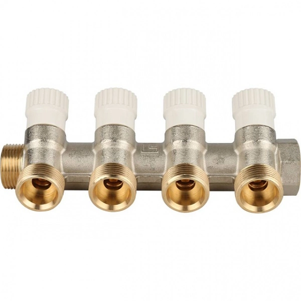 Коллектор распределительный STOUT 3/4, 4 отвода 3/4 ЕК SMB 6851 343404