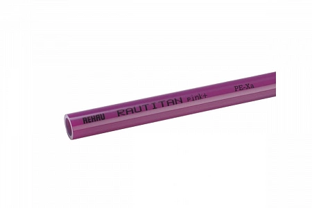 Труба из сшитого полиэтилена REHAU Rautitan Pink 16x2.2 мм 13360421120