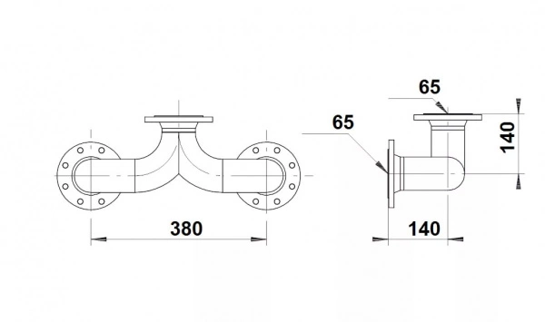 Коллектор фланцевый 3хDN65 Grundfos (96003619)