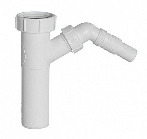 Вставка  под углом для слива быт. техники 1 1/2"х40мм McALPINE TEE3