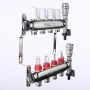 Коллекторная группа из нержавеющей стали с расходомерами Valtec, 1" х евроконус 3/4"