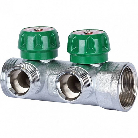Коллектор регулирующий STOUT 1, 2 отвода 3/4 ЕК SMB-6850-013402
