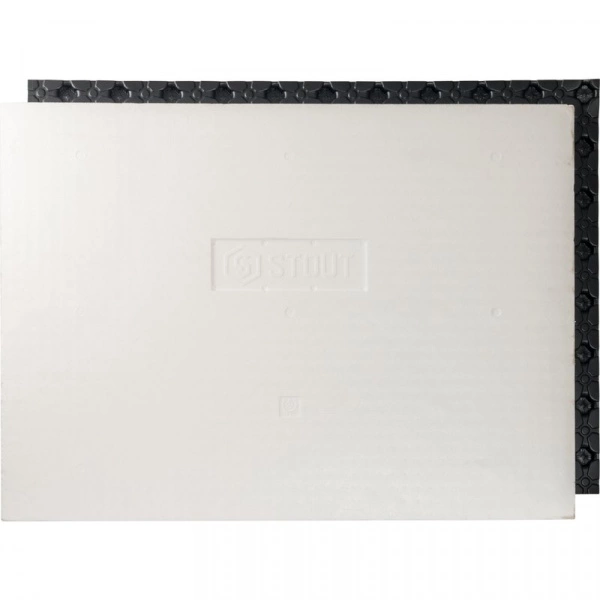 STOUT SMF мат для теплого пола с бобышками черный 1100х800х20 SMF-0001-110802