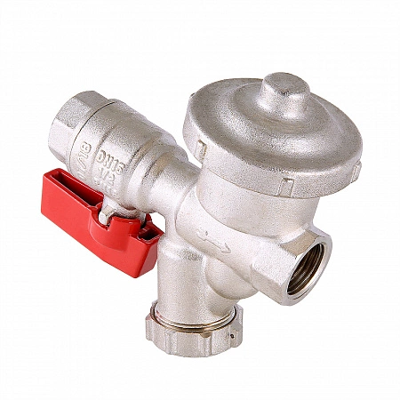 Кран шаровой со встроенным фильтром и редуктором давления (КФРД) универсальный Valtec 1/2" VT.300.N.04