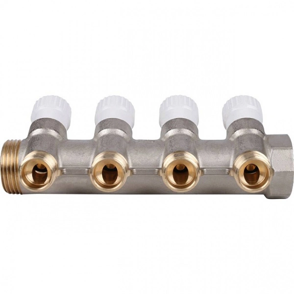 Коллектор распределительный STOUT 1 , 4 отвода 1/2 SMB 6851 011204