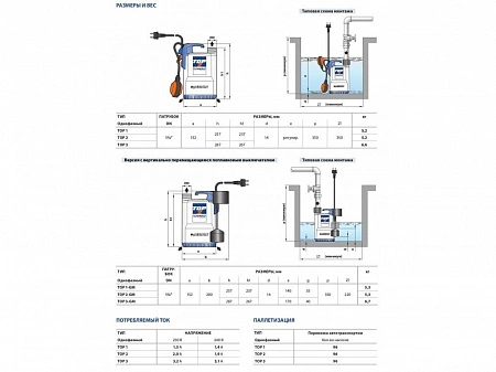 Насос дренажный Pedrollo TOP 2 48TOP12A1