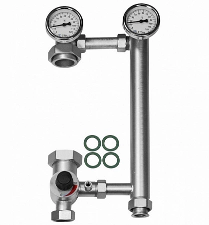 Насосная  группа  DN 25 с трех. смесит. левый ASKON