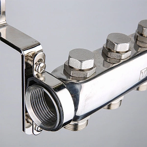 Коллекторная группа из нержавеющей стали Valtec, 1" х евроконус 3/4"