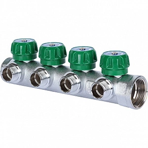 Коллектор регулирующий STOUT 1, 4 отвода 1/2 SMB-6850-011204