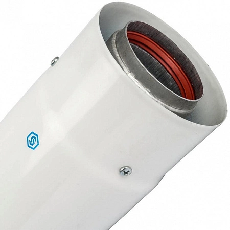 Труба коаксиальная телескопическая STOUT DN60/100 470-750 мм п/м, уплотнения и хомут в комплекте SCA-6010-004775
