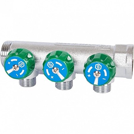 Коллектор регулирующий STOUT 1 , 3 отвода SMB-6850-011203