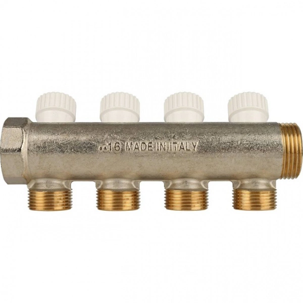 Коллектор распределительный STOUT 1, 4 отвода 3/4 ЕК SMB 6851 013404
