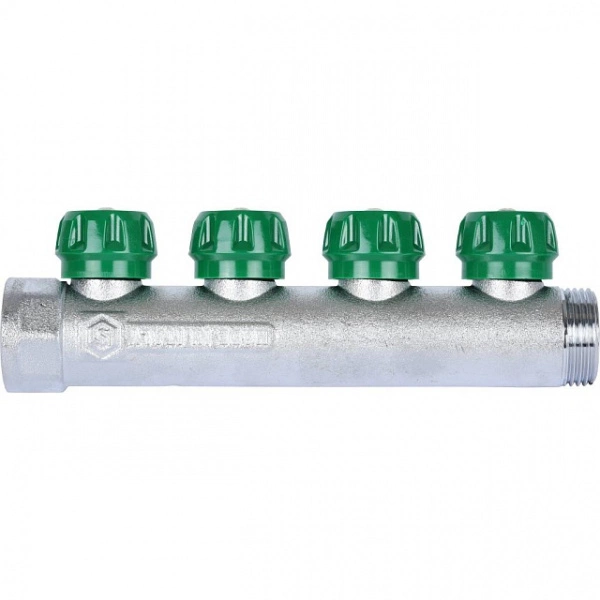 Коллектор регулирующий STOUT 1, 4 отвода 1/2 SMB-6850-011204 Коллектор регулирующий STOUT 1, 4 отвода 1/2 SMB-6850-011204