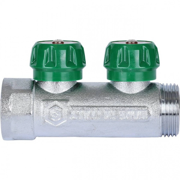 Коллектор регулирующий STOUT 1, 2 отвода 3/4 ЕК SMB-6850-013402