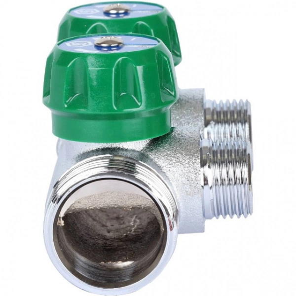 Коллектор регулирующий STOUT 1, 2 отвода 1/2 плоское уплотнение SMB-6849-011202