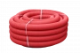 Гофрированная защитная двухслойная труба красная в бухте